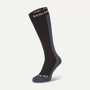SEALSKINZ Worstead Waterproof Cold Weather Knee Length Sock Black M